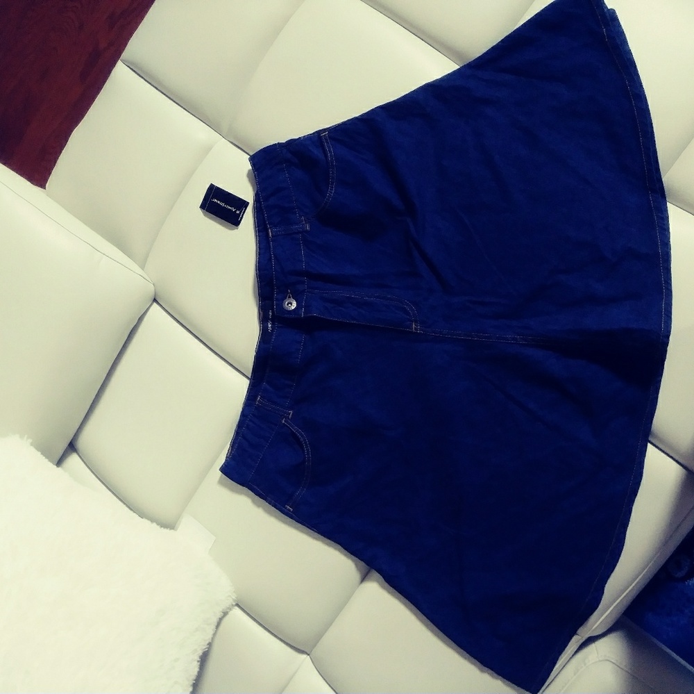 Flare/skater denim skirt